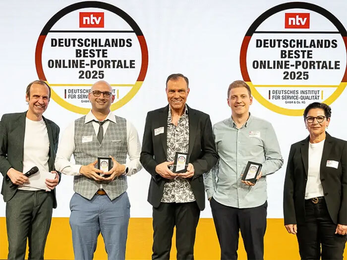 ntv Deutschlands beste Online-Portale 2025 Auszeichnung ntv Deutschlands beste Online-Portale 2025 Auszeichnung